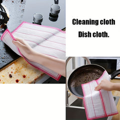 Ultra-Absorbent Thick Dish Cloths - Reusable, Wet & Dry Cleaning Towels For Kitchen, Bathroom, And Outdoor Use Kitchen Towels Bath Towels