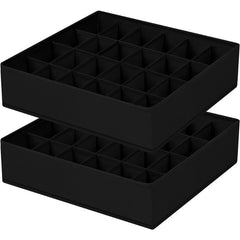 Sock And Underwear Organizer Dividers: Foldable Storage Boxes for Socks, Underwear, Ties - Save Space And Time