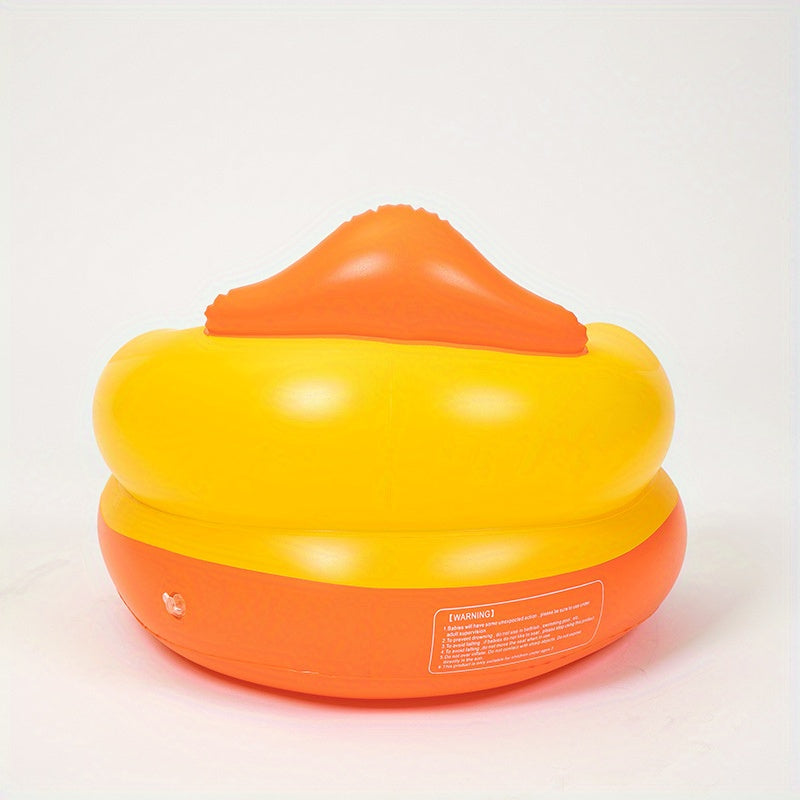 Inflatable Little Yellow Duck, Children's Seat, Infant Inflatable Seat, Baby Learning To Sit On Sofa