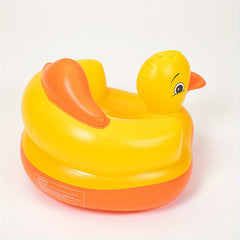 Inflatable Little Yellow Duck, Children's Seat, Infant Inflatable Seat, Baby Learning To Sit On Sofa