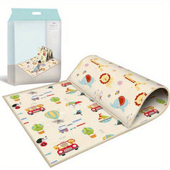 Sustainable Baby Play Mat - Soft, Non-Toxic Crawling Pad For Infants & Toddlers 0-8 Years - Perfect For Living Room & Bedroom