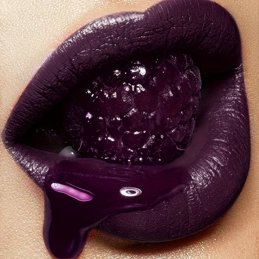 Long-Lasting, Waterproof Lipstick in Purple - Non-Stick, High Pigment Lip Gloss & Balm for All Skin Types