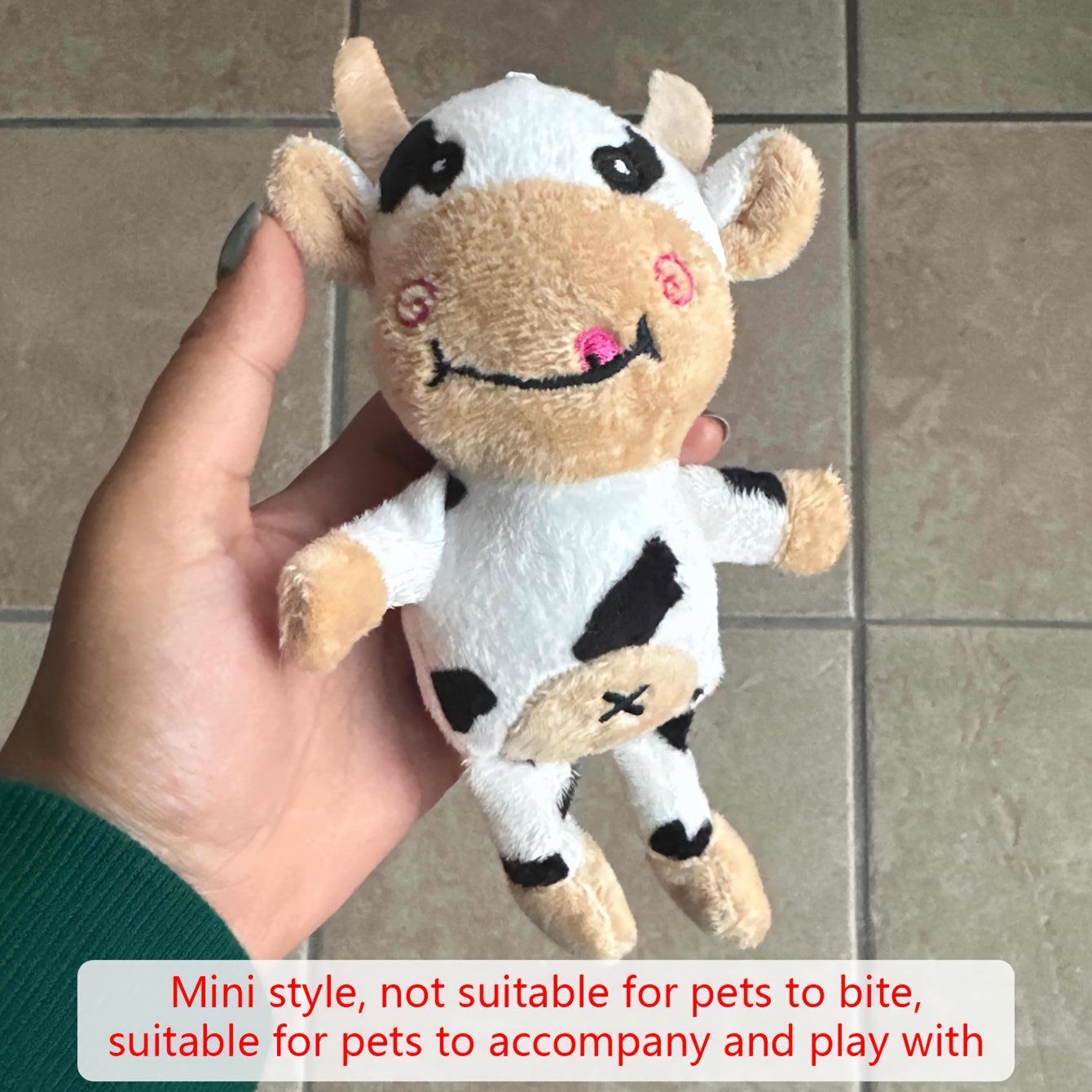 Cuddly Pet Cow Plush Toy - The Perfect Anxiety Relief and Calming Aid for Cats and Dogs - Kerala Elegance