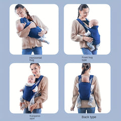 Ergonomic Baby Carrier: Multi-Functional Front & Back Carry for Newborns - Perfect for Comfort & Convenience, Christmas Halloween Thanksgiving Day Gift