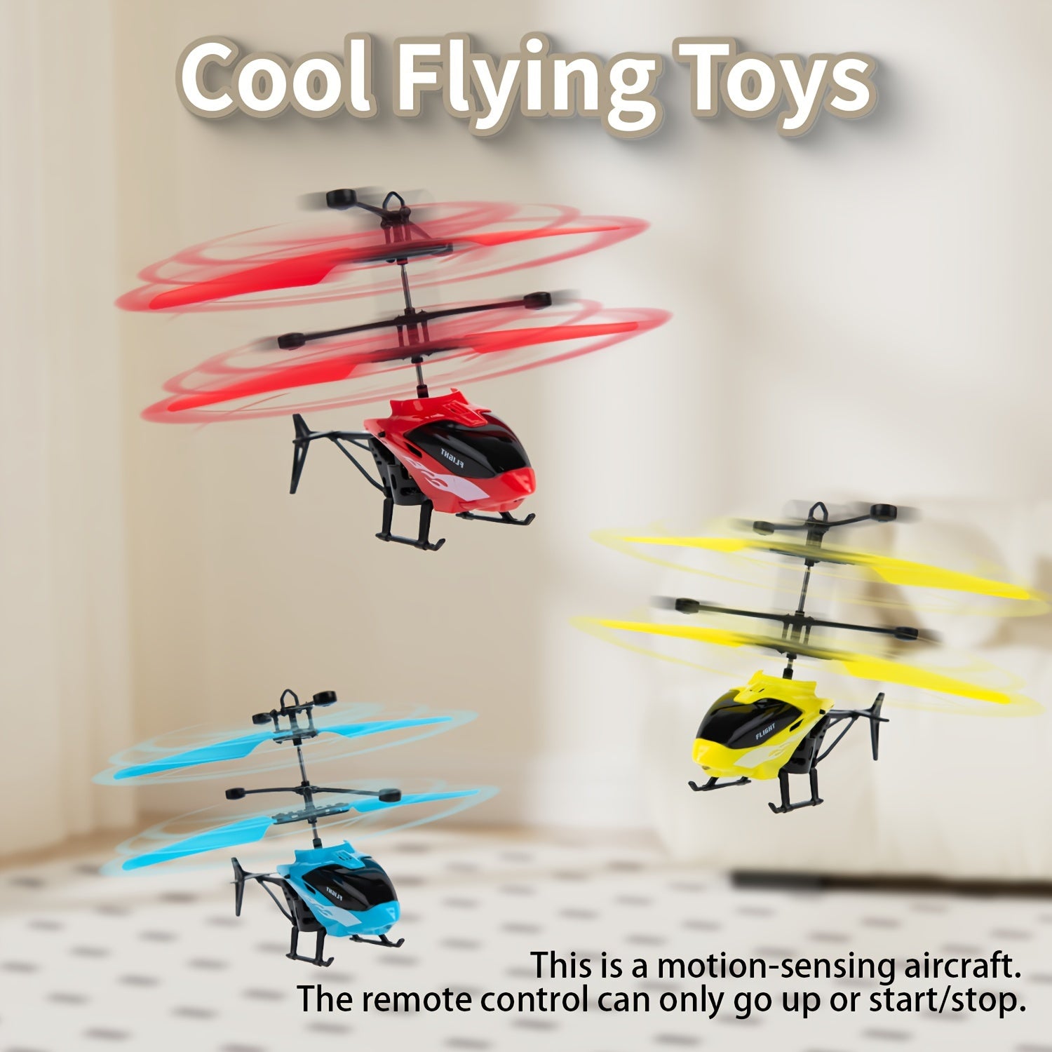 Gesture Controlled Infrared Suspension Helicopter Toy with Cool LED Effects, USB Charging, Crash-Resistant Material, Dual Mode Remote/Gameplay, Rechargeable Lithium Polymer Battery - Ideal Gift for Outdoor Play and Parties