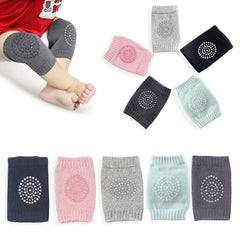 Pair of Ultra-Soft Baby Terry Knee Pads - Ultimate Crawling Protection & Sock Guards - Durable, All-Seasons, Unisex Design for Little Explorers