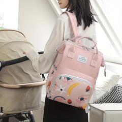 New Strawberry Multifunctional Fashion Travel Multifunctional Mommy Bag Handbag Backpack