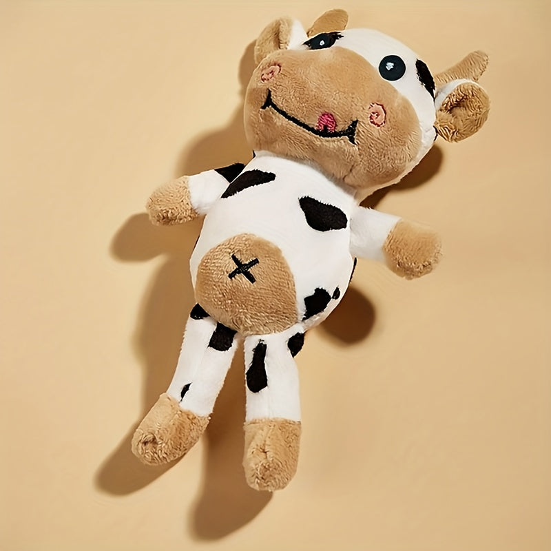 Adorable 1pc Cow Plush Toy - Perfect Chew Toy for Dogs and Cats! - Kerala Elegance