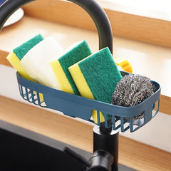 Organize Your Kitchen Sink with the Sink Sider Faucet Caddy Sponge Holder!