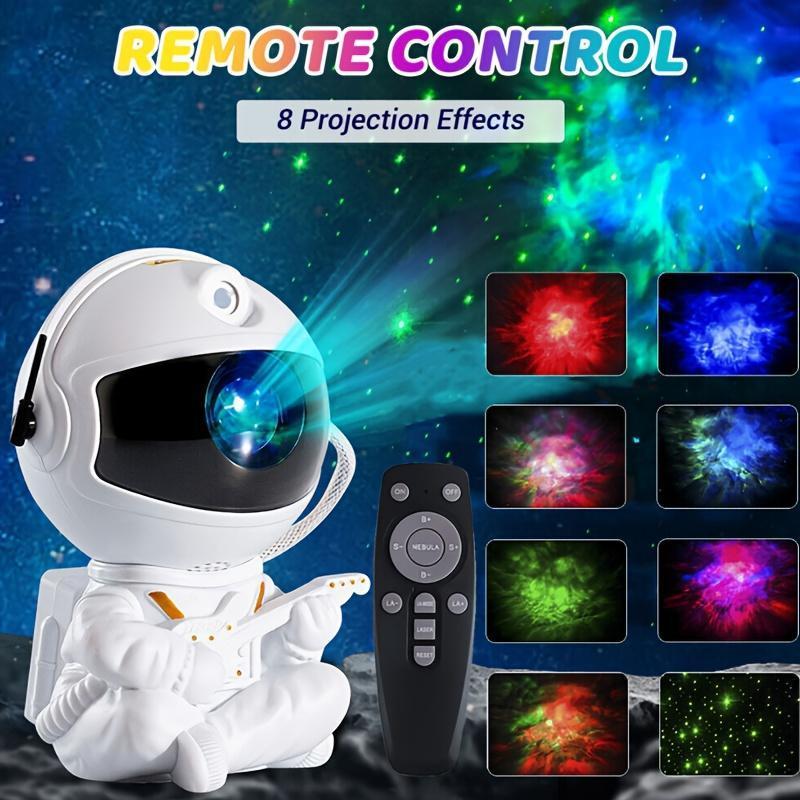 Astronaut Galaxy Star Projector With Guitar - Usb Powered, Perfect For Parties & Spaces, Ideal Gift For Teens & Adults