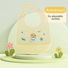 Super-Soft Ultra-Thin Silicone Baby Bibs - Highly Durable, Leakproof, Waterproof for Mess-Free Meals