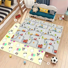 Extra-Large Waterproof Foam Play Mat For Infants & Toddlers - Foldable, Soft Activity Pad For Tummy Time, 179.98cm X 200.0cm - Perfect Gift For Christmas, Halloween, Thanksgiving, Easter Baby Foam Play Mat Foam Mat For Baby