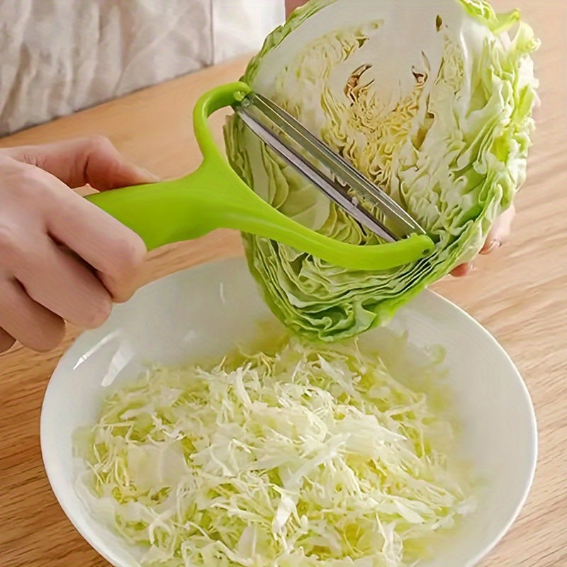 1pc, Fruit Peeler, Cabbage Grater, Kitchen Vegetable Peeler, Potato Peeler, Vegetable Graters, Fruit Grater, Shredder, Multifunctional Vegetable Cutter, Melon Planer, Fruit Skin Scraper, Kitchen Tools