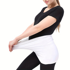 2 Pcs of Soft & Strong Support for Pregnancy: High Stretch Maternity Belly Bands (White & Black) Christmas, Halloween, Thanksgiving Day Gift