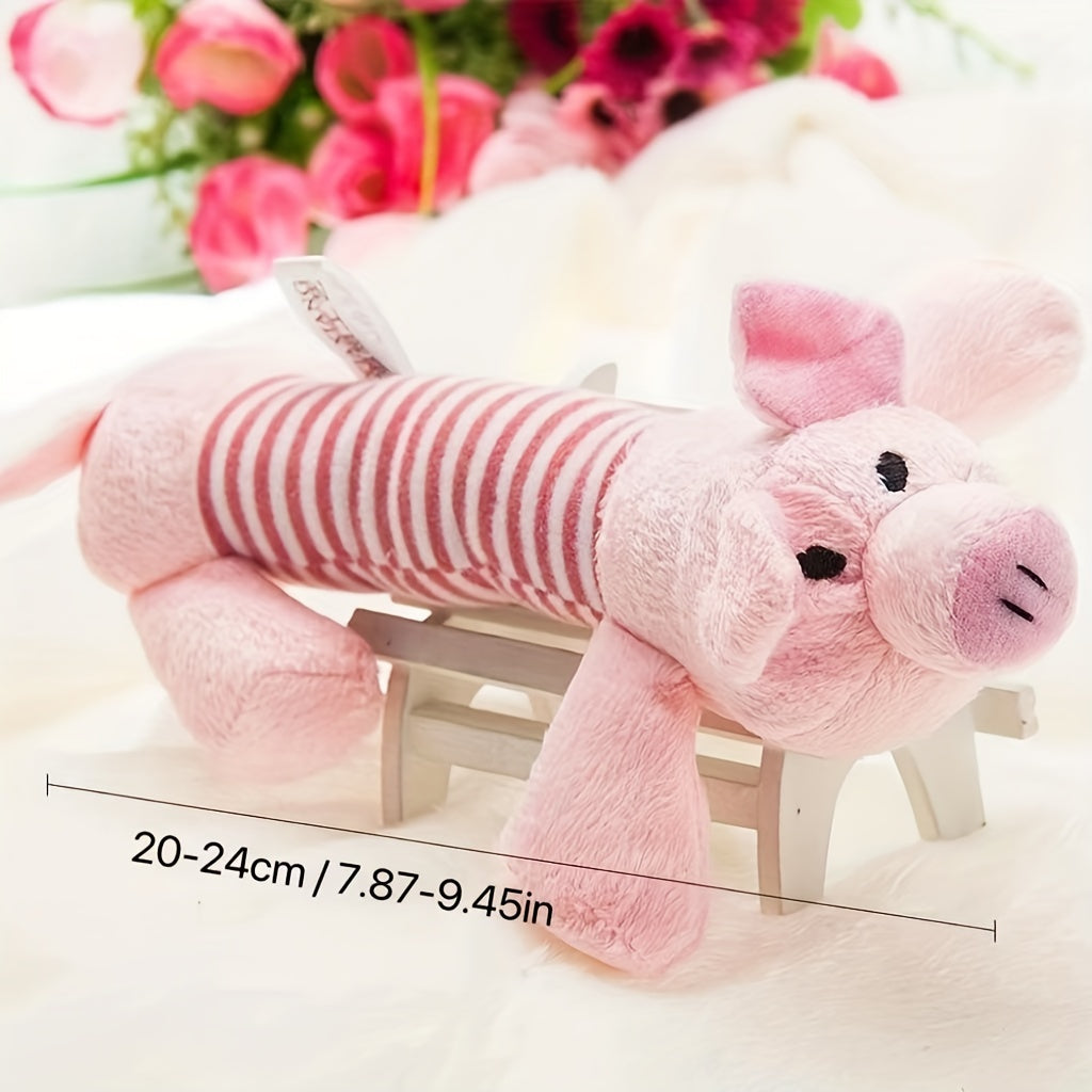 Pig Elephant Design Dog Toys Squeaky Dog Chew Durable Toys Interactive Pet Supplies For Aggressive Chewers - Kerala Elegance