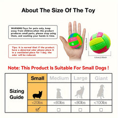 1pc Dog Glowing Molar Burr Ball Toys Elastic Ball Dog Toy For Dog Interactive Supplies - Kerala Elegance