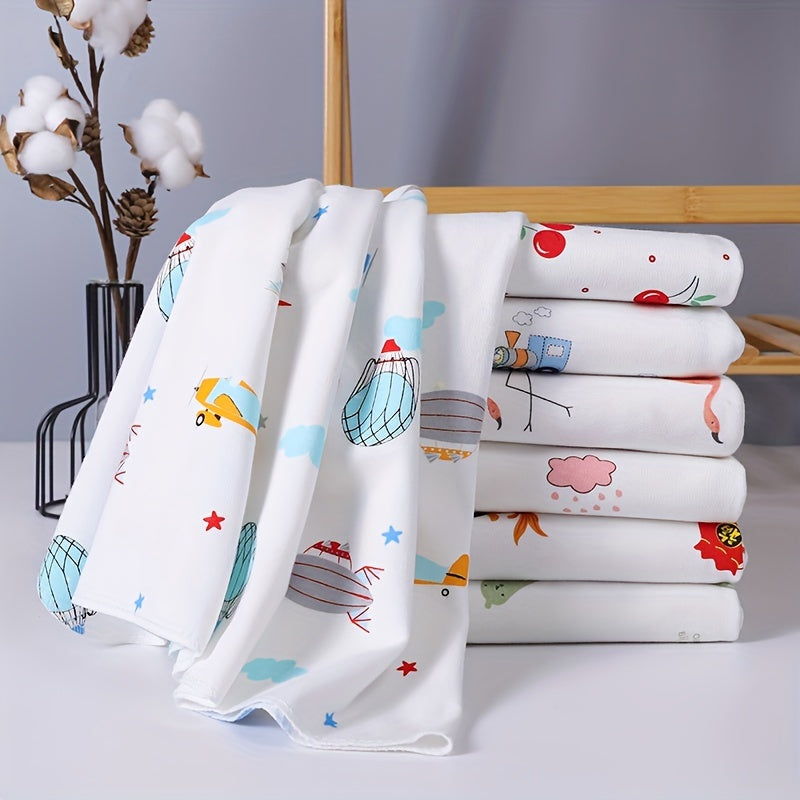 85cm*85cm Luxury Cotton Swaddle Blanket - Luxuriously Soft & Highly Breathable, Lightweight Wrap for Ultimate Comfort