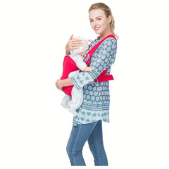 Ultimate Comfort Front Baby Carrier with Buckle Closure - Soft Polycotton, Ergonomic Design, Ideal for Holidays & Everyday Use