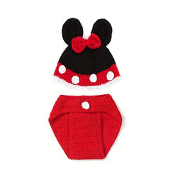 Hand-Knit Kid's Mouse Costume - Perfect for Cute Photos, Imaginative Play & Holidays Gift