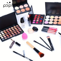 24pcs Complete Makeup Kit for Women - Includes Essentials for Face, Eyes, and Lips - Perfect Gift for Girls and Women