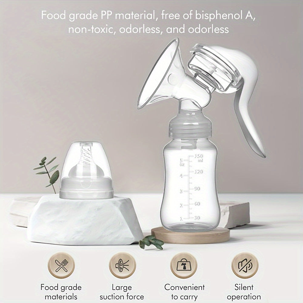 Breast Pump, Manual Breast Pump, Safe And Comfortable, No Noise, Feeding Breast Pump