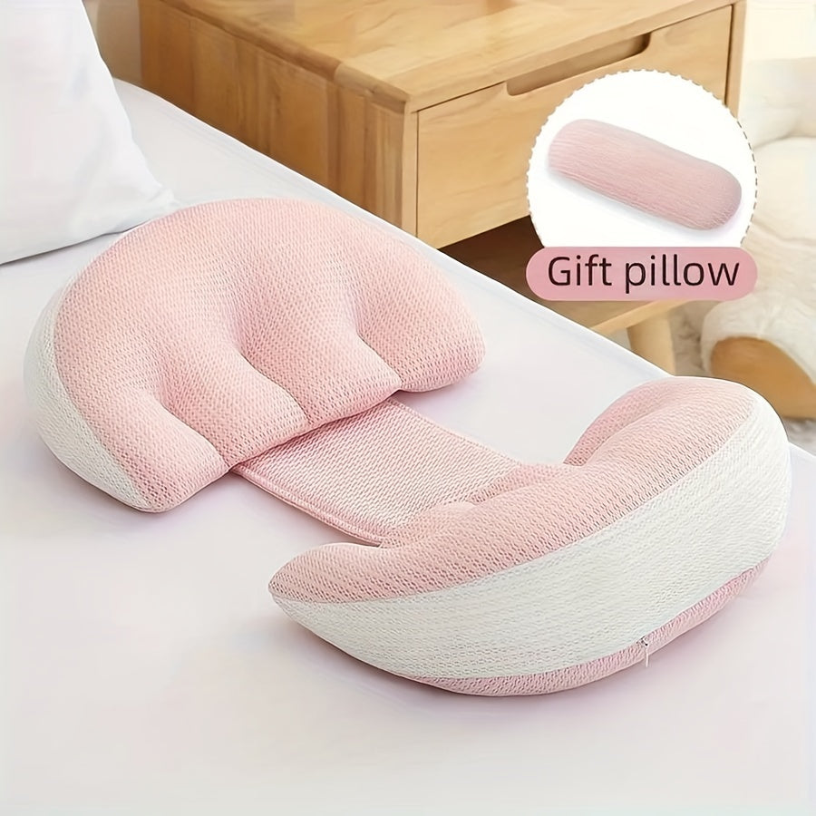 Pregnancy Pillow: Adjustable, Soft, and Suitable for Back, Legs, and Belly - Perfect for Expectant Mothers