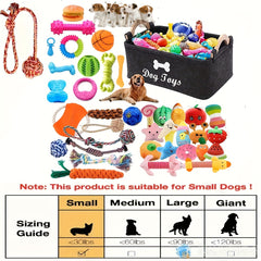 6/10/15/23/30 Pcs Dog Toys - Durable And Interactive for Small And Medium Dogs - No Batteries Required - Kerala Elegance