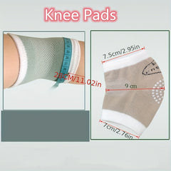 1 Pair Baby Kneepads: Anti-Slip Knee Protectors for Kids Crawling & Leg Warmers