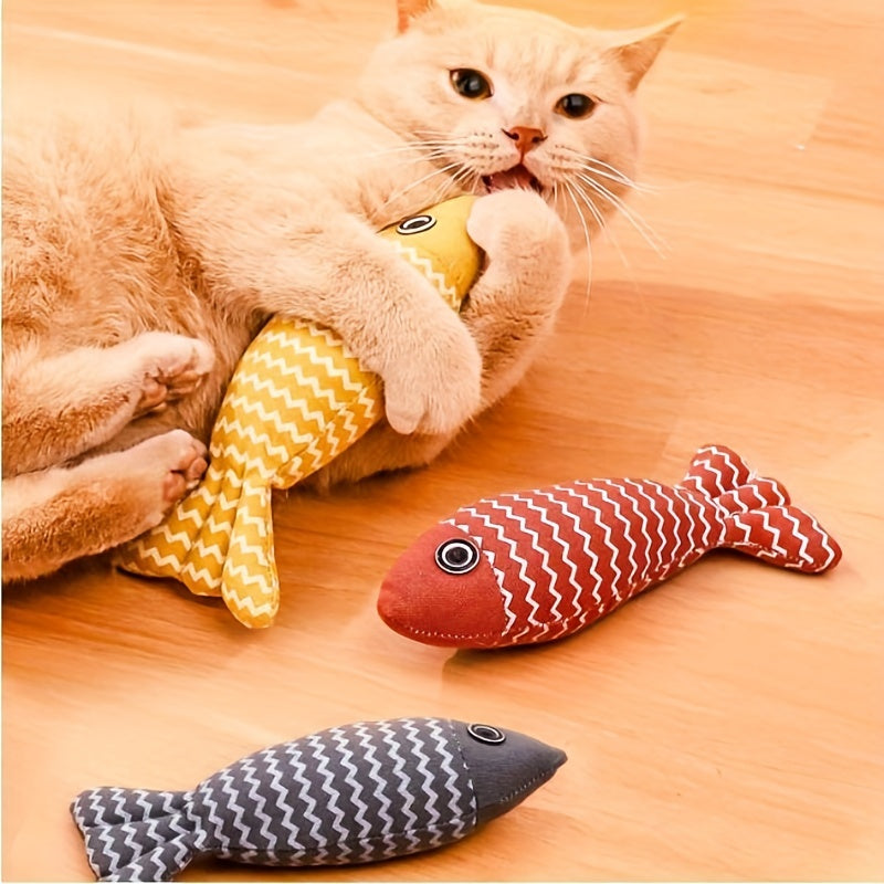 Cat Toy: Realistic Durable Plush Pillows Kitten Toy For Indoor & Outdoor Pet Teeth Grinding! - Kerala Elegance