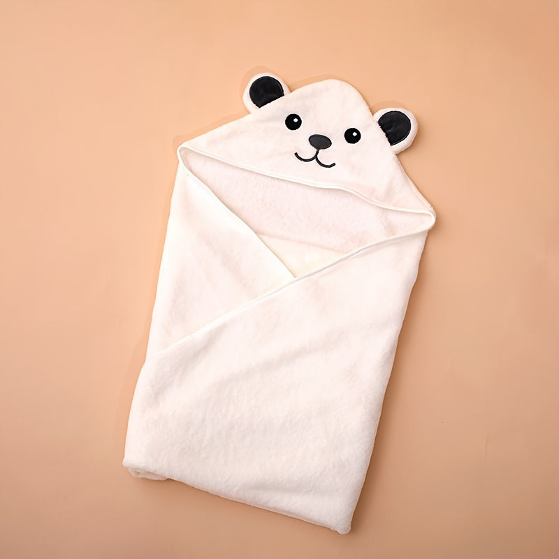 Ultra-Soft Panda Hooded Baby Towel - Super Absorbent, Perfect For Newborns & Toddlers 0-6 Years, Ideal Bathrobe Gift For Boys & Girls Baby Bath Accessories Baby Towels