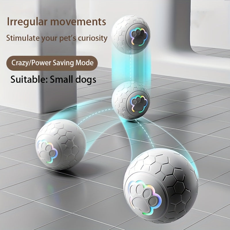 Interactive Pet Toy Dog Toy Ball, Automatic Smart Dog Bouncing Ball, Electric Intelligent Ball Dog Toy Waterproof Dog Bite Toy - Kerala Elegance