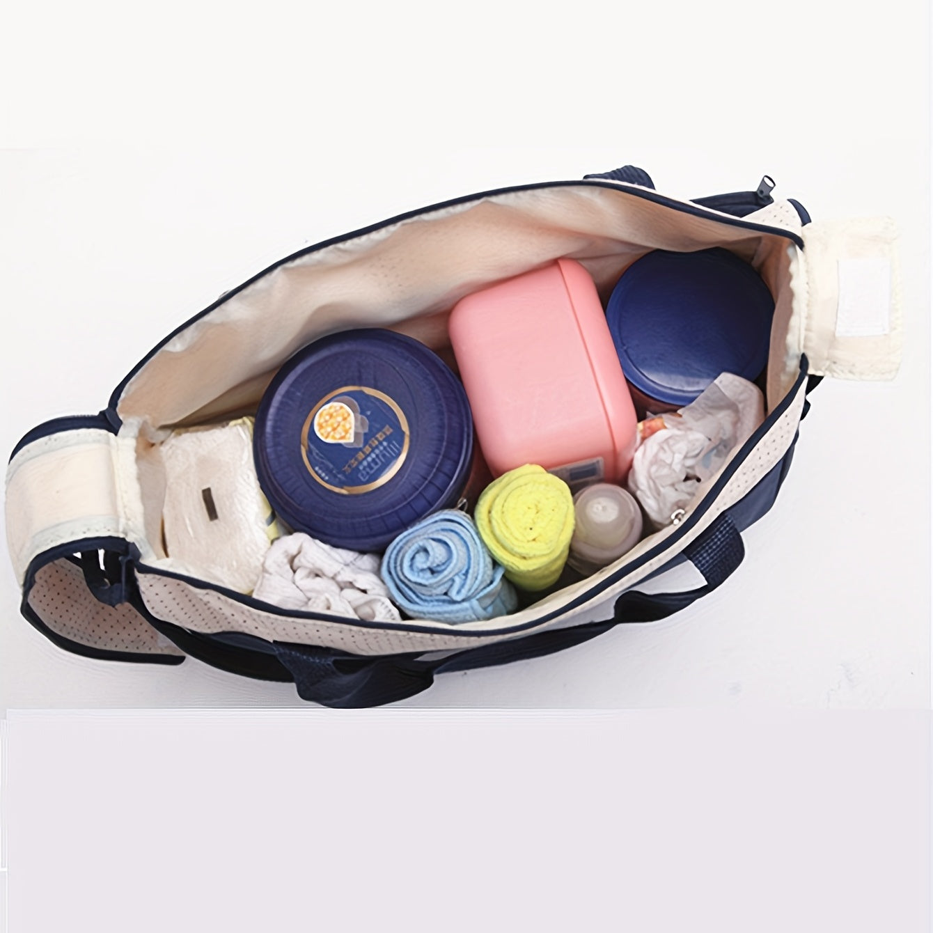 Hot-selling Fashion Oblique Span Waterproof Mommy Bag 5pcs Set Multi-functional Large-capacity Mother Bag One-shoulder Portable Mother Bag Diaper Bag Christmas, Halloween, Thanksgiving Gift