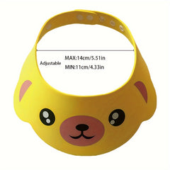 1pc Cartoon Shower Cap, Waterproof Shampoo Cap, Adjustable Shower Cap, Bathroom Shampoo Cap, Portable Shower Cap