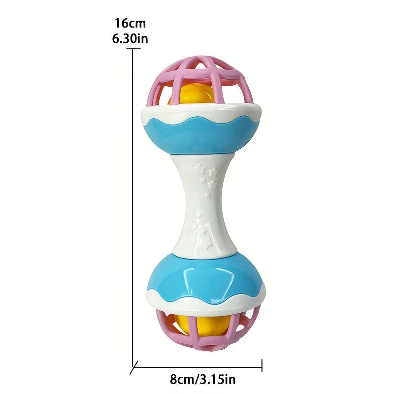 Newborn & Toddler Teething Toy - Soothing Hand Rattle, Chewable Teether For Early Learning & Coordination Training - Perfect Christmas & Halloween Gift Baby Teething Toys Teething Toys For Babies