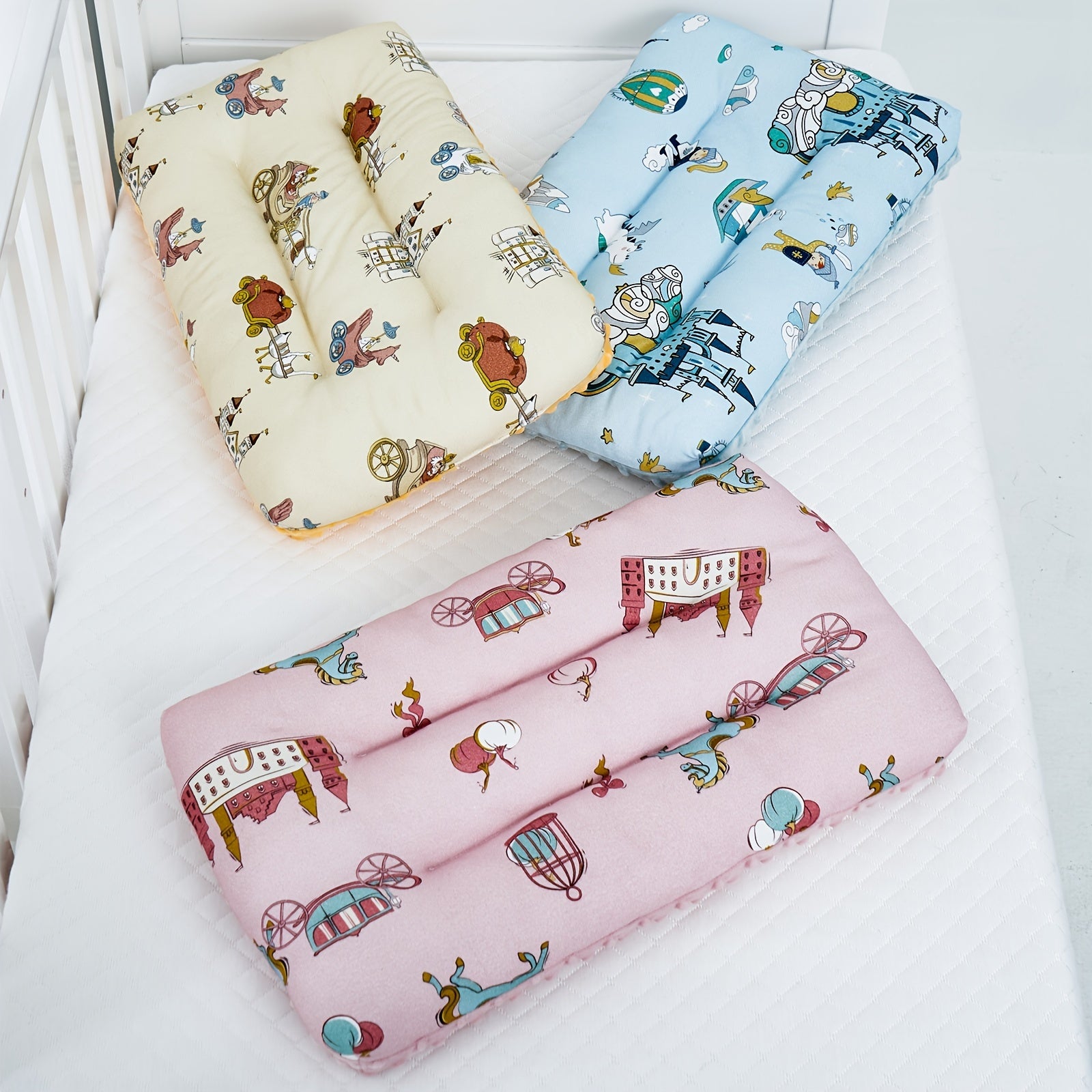 Children's Pillow, Double Sided Cotton And Fabric Soft Pillow