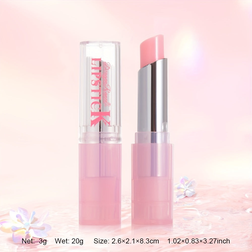 2 Pcs Long Lasting Tinted Lip Balm, Color Change With Temperature-changing, Non-fading Non-stick Cup, Makeup Jelly Lipsticks Valentine's Day Gifts Contain Plant Squalane