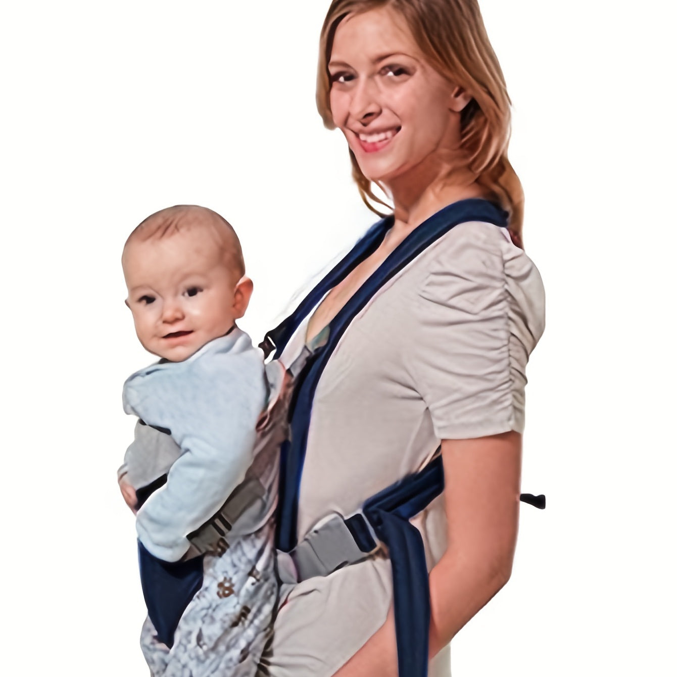 Ultimate Comfort Front Baby Carrier with Buckle Closure - Soft Polycotton, Ergonomic Design, Ideal for Holidays & Everyday Use