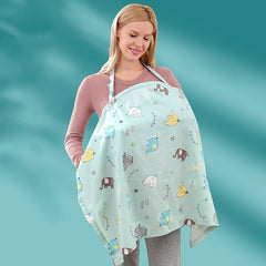 Breathable, Hands-Free Nursing Cover - Discreet, Lightweight Privacy Shawl for Moms Outdoor