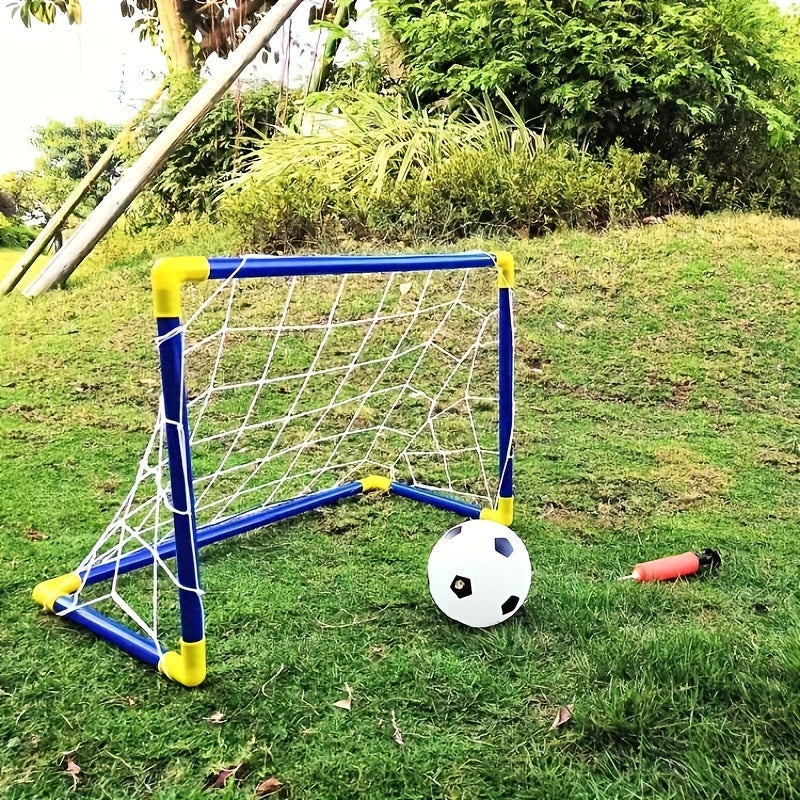 Portable Plastic Detachable Soccer Goal Set For Dogs - Outdoor Sports & Exercise Toy - Kerala Elegance