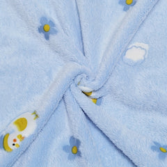 Soft & Cozy Coral Fleece Baby Blanket With Cute Duck Design - Perfect For Newborns 0-3 Years, Hand Wash Only Baby Blankets Minky Baby Blanket