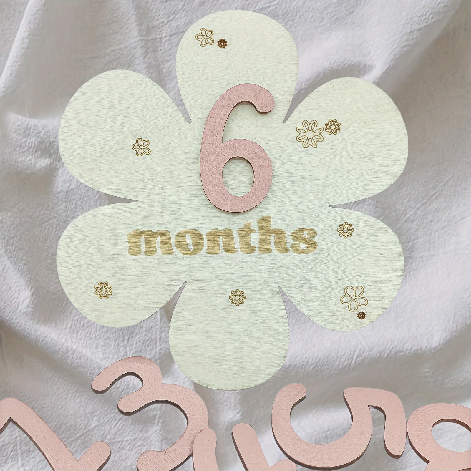 Creative Milestone Card, Wooden Milestone Birth Sign, Photography Milestone Card, First Year Growth Card, Pregnancy Journey Milestone Markers For Photo Props, Holiday Gift