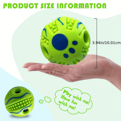 Wobble Giggle Ball For Dogs, Interactive Pet Toy, Funny Giggle Sounds Teeth Cleaning Toy, For Playing/Training/Herding, For Medium Large Dogs - Kerala Elegance