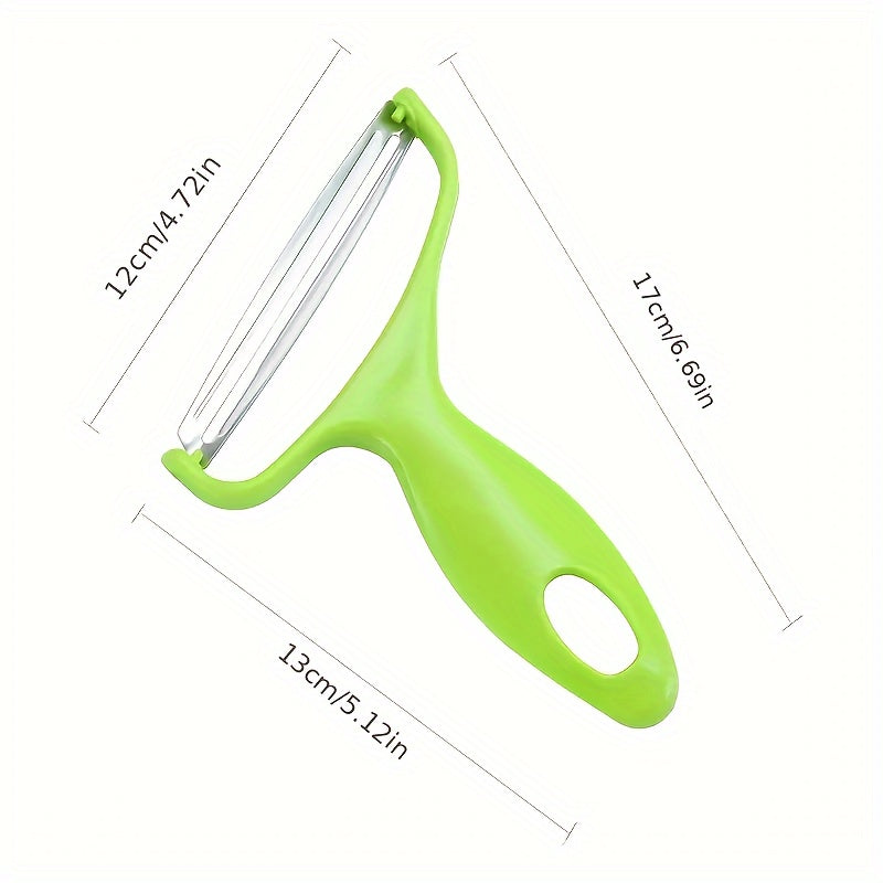 1pc, Fruit Peeler, Cabbage Grater, Kitchen Vegetable Peeler, Potato Peeler, Vegetable Graters, Fruit Grater, Shredder, Multifunctional Vegetable Cutter, Melon Planer, Fruit Skin Scraper, Kitchen Tools