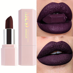 Long-Lasting, Waterproof Lipstick in Purple - Non-Stick, High Pigment Lip Gloss & Balm for All Skin Types