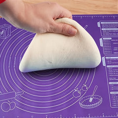 1pc Pastry Mat, Non Stick Baking Mat Non Stick Rolling Dough With Measurements, Kneading Mat, Counter Mat, Dough Rolling Mat, Pie Crust Mat