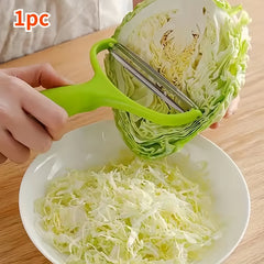 2-In-1 Purple & Blue Cabbage Chopper And Peeler - Easy Slicing & Shredding, Perfect For Vegetables, Kitchen & Restaurant Essentials Vegetable Slicer And Chopper Vegetable Slicer