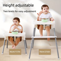 1pc Lightweight, Safe, Simple, And Practical Feeding High Chair, Dinner Chair