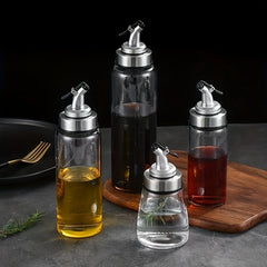 1pc, Glass Oil Dispenser, Lead-Free Durable Olive Oil Bottle, Soy Sauce And Vinegar Dispenser, Kitchen Gadgets, Kitchen Accessories