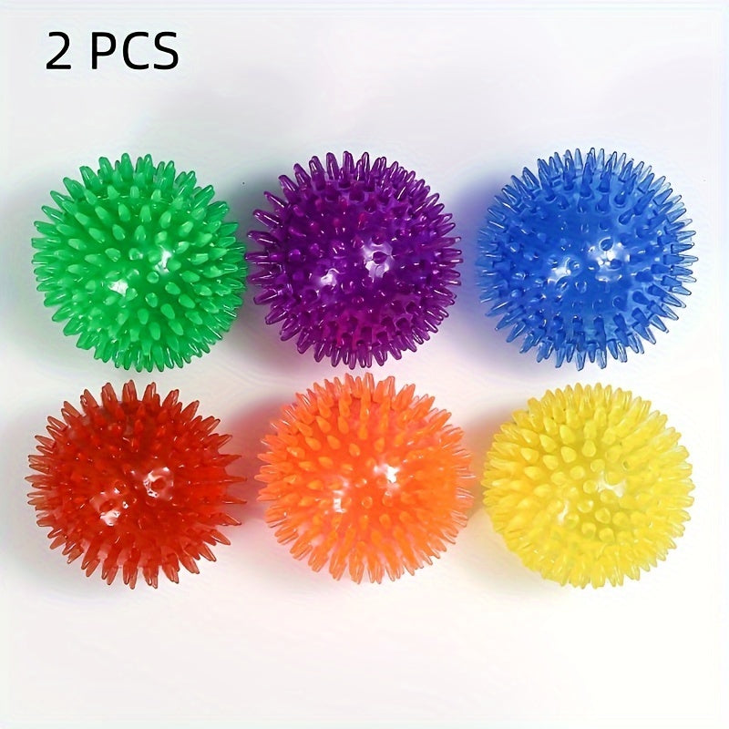 Two packs of 6.5cm sounding spiked balls - Kerala Elegance