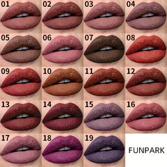 High-Pigment Matte Lip Glaze - Long-Lasting, Waterproof Liquid Lipstick In Brown, Pink, Purple, Red | Moisturizing & Nourishing For All Skin Types Lipsticks Waterproof Long Lasting Lip Gloss For Women